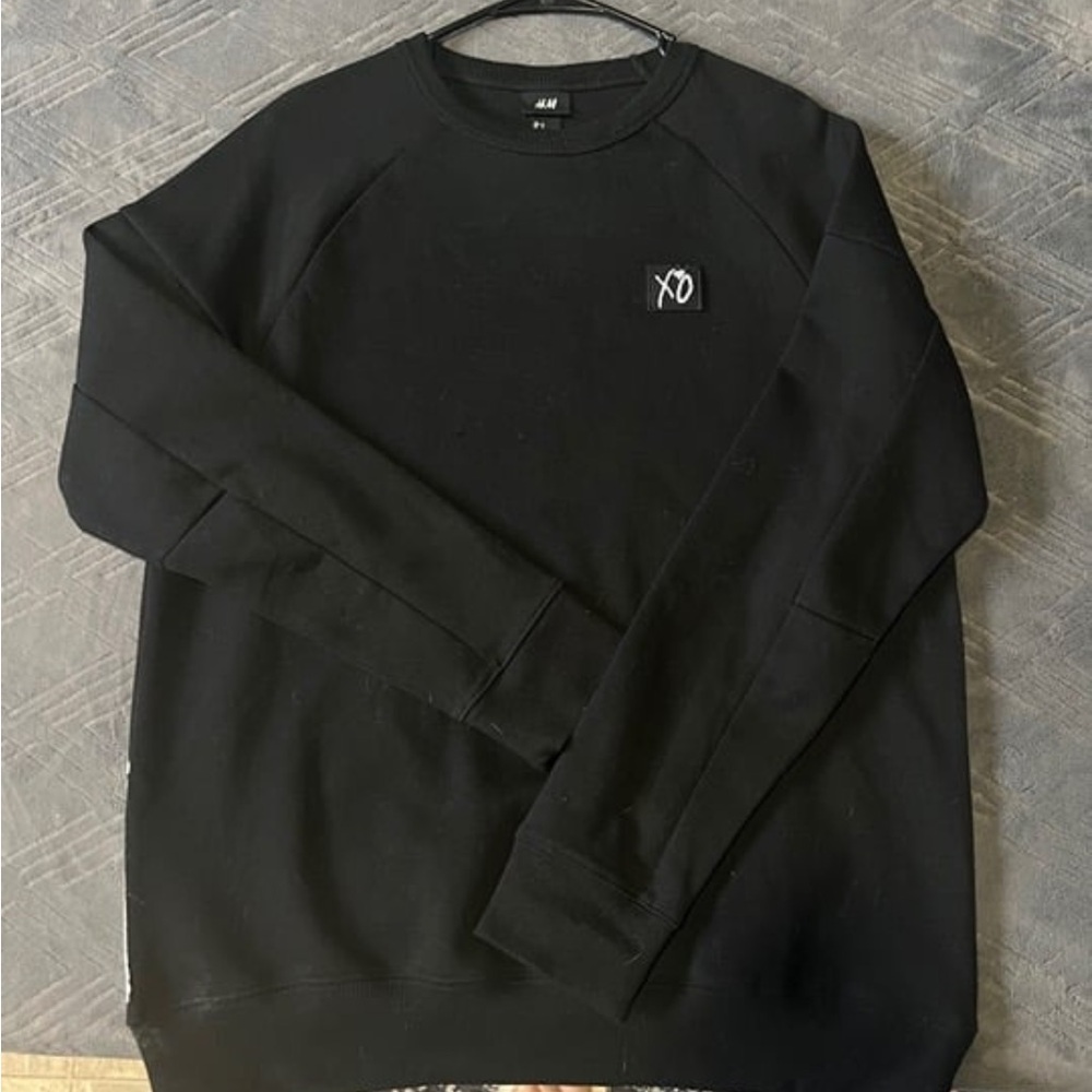 H&M Men's Black Crewneck Sweater The Weeknd